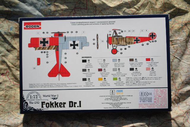 RODEN 010 Fokker Dr.I